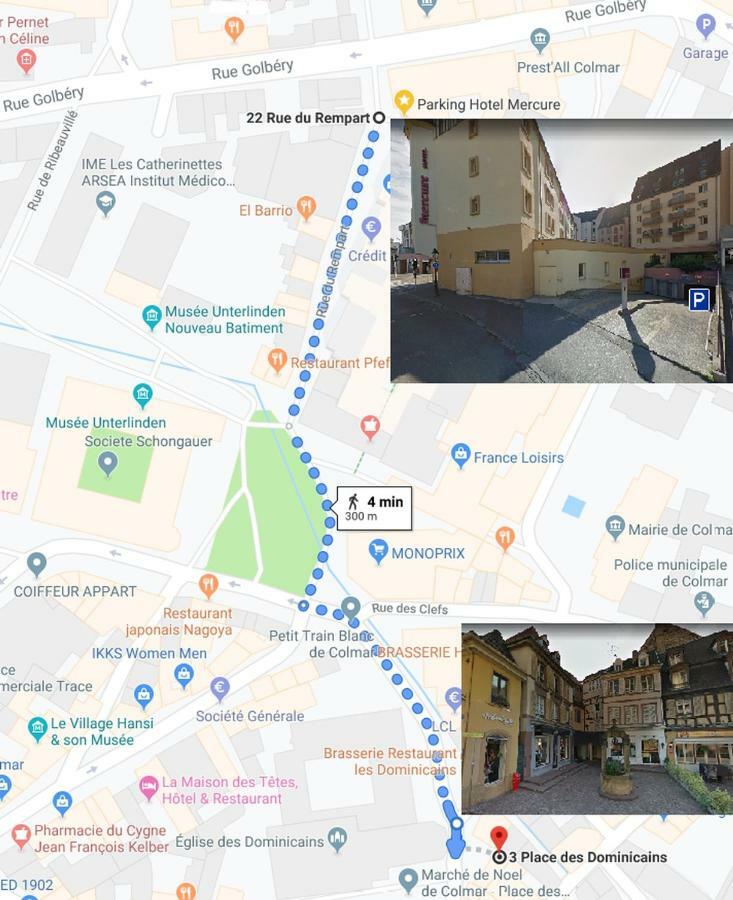 コルマールDuplex Des Dominicains - 1 Parking Gratuit - Hypercentre 6 Personnesアパートメント エクステリア 写真